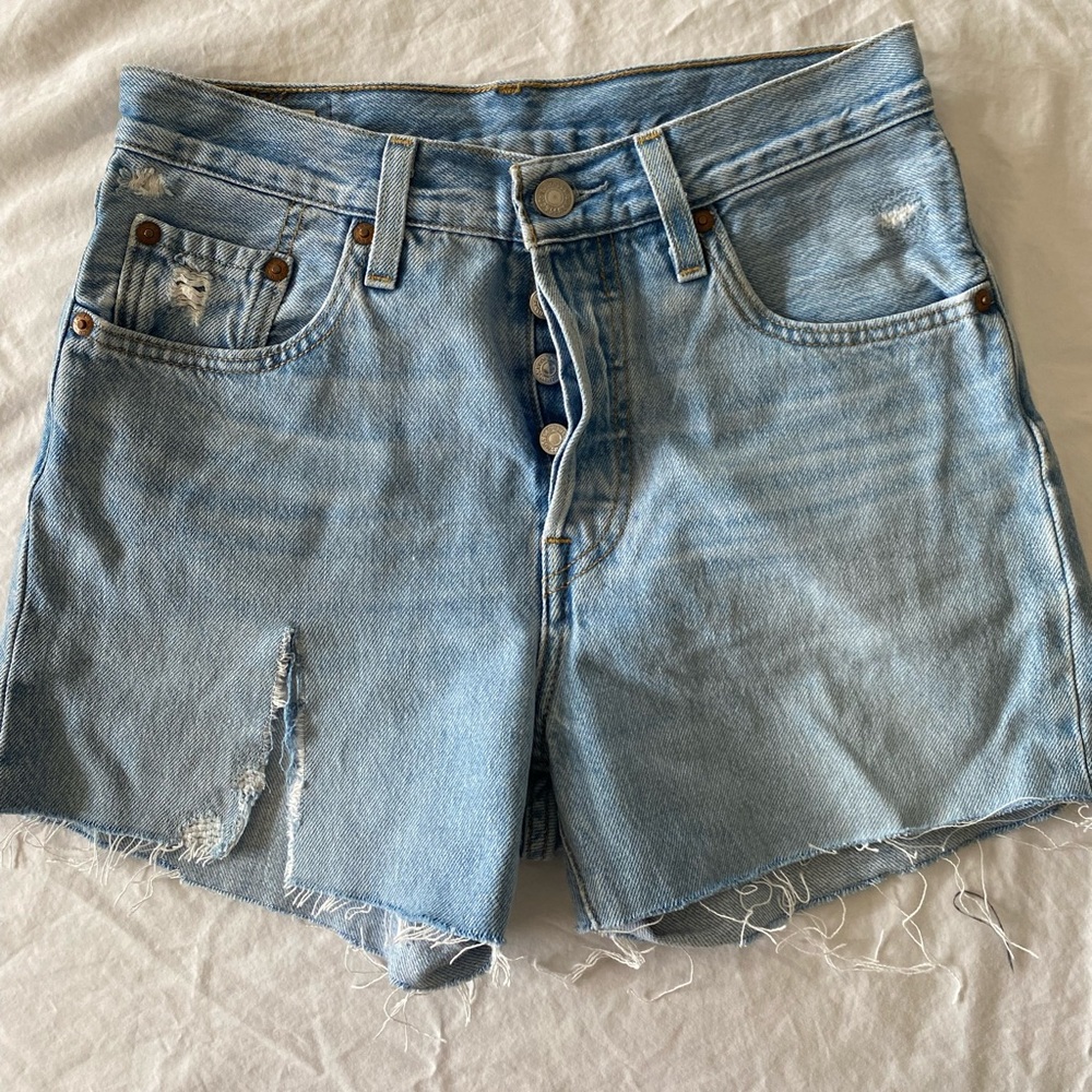 Levis 501® HIGH RISE WOMEN'S SHORTS size 25x26